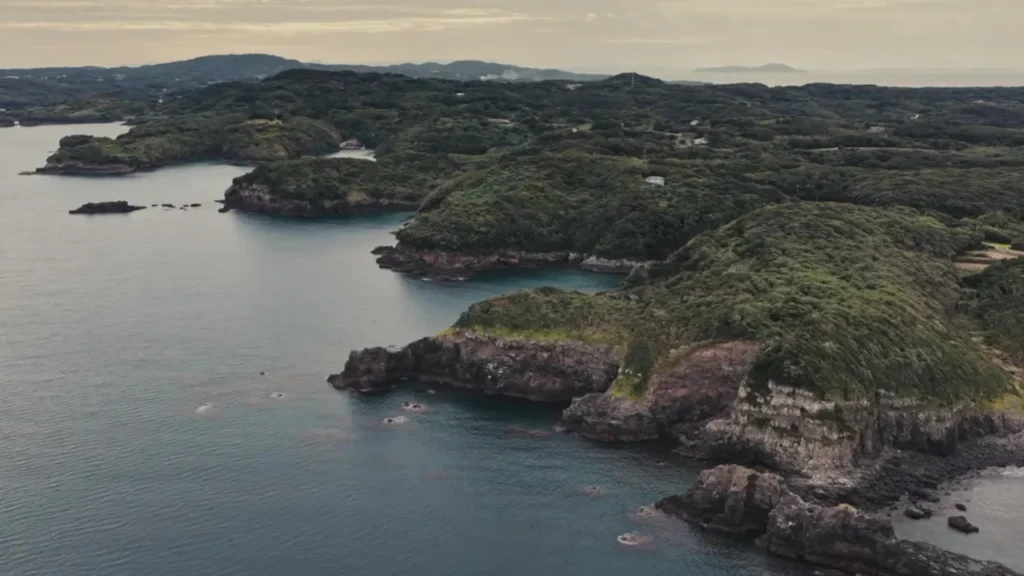 Islands. Japan from the sea